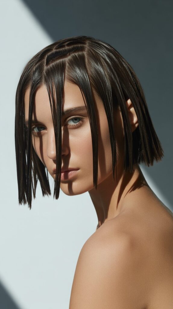 36 Choppy Bob Haircuts for Women in 2025 28 . Choppy Bob with Disconnected Layers