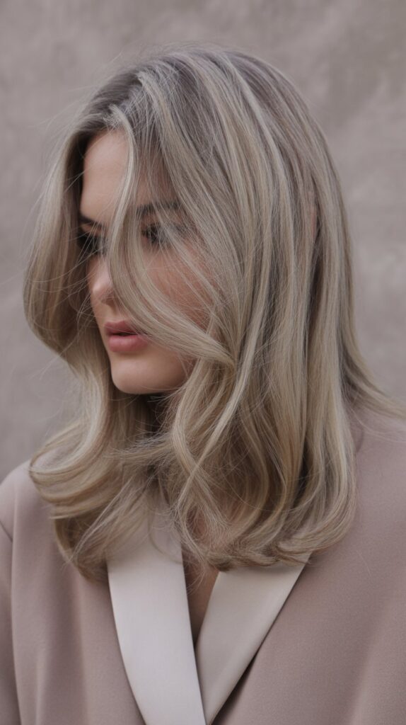 25+ Winter Hair Colors for Blondes: Cool, Chic, and Stunning 2 Mushroom Blonde