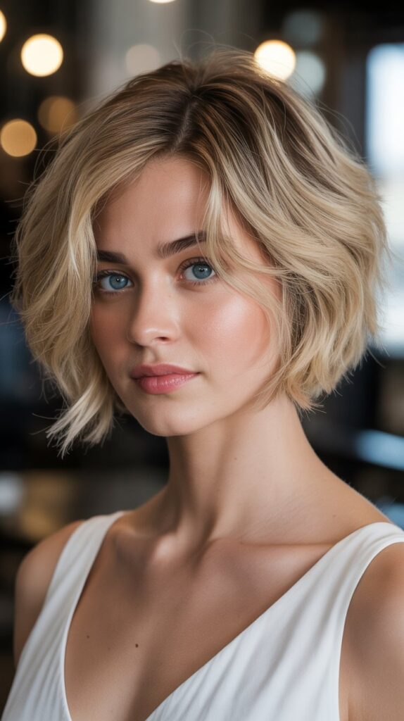 27 Stunning Choppy Bob Haircuts for Thick Hair 10 Choppy Bob with Side-Swept Bangs