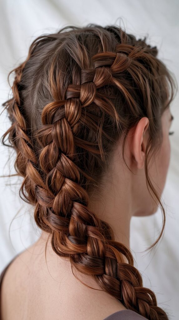 33 Easy Winter Hair Braids You'll Love 15 Infinity Braid