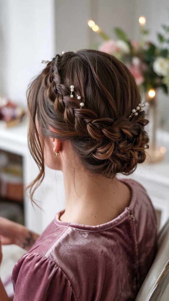 33 Easy Winter Hair Braids You'll Love 3 Dutch Braid Crown