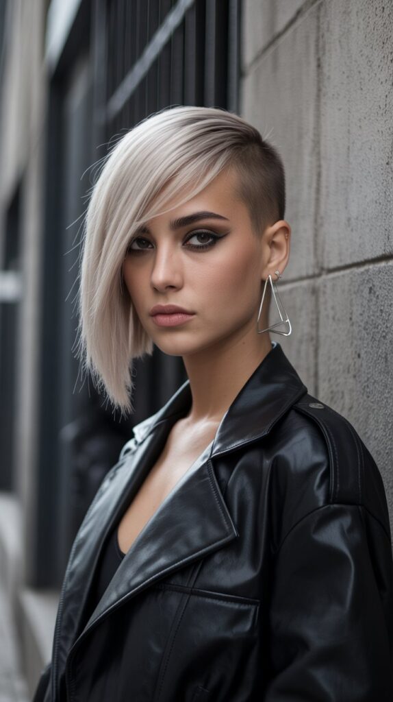 Asymmetrical Angled Bob