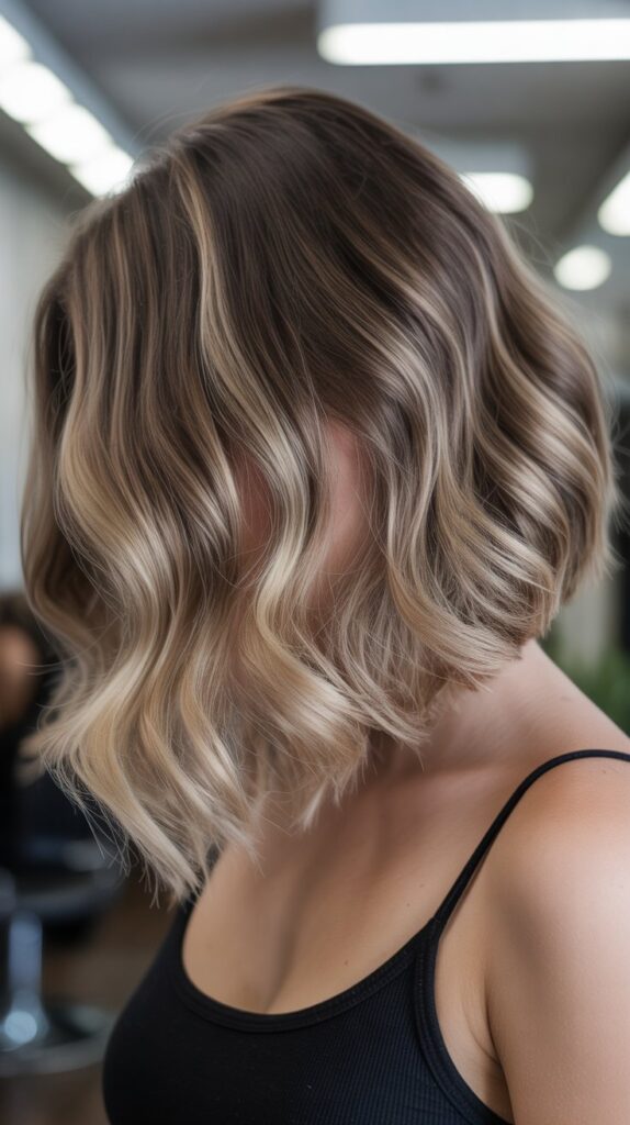 33 Chic Balayage Angled Bob Hairstyles 10 Graduated Balayage Color Melt