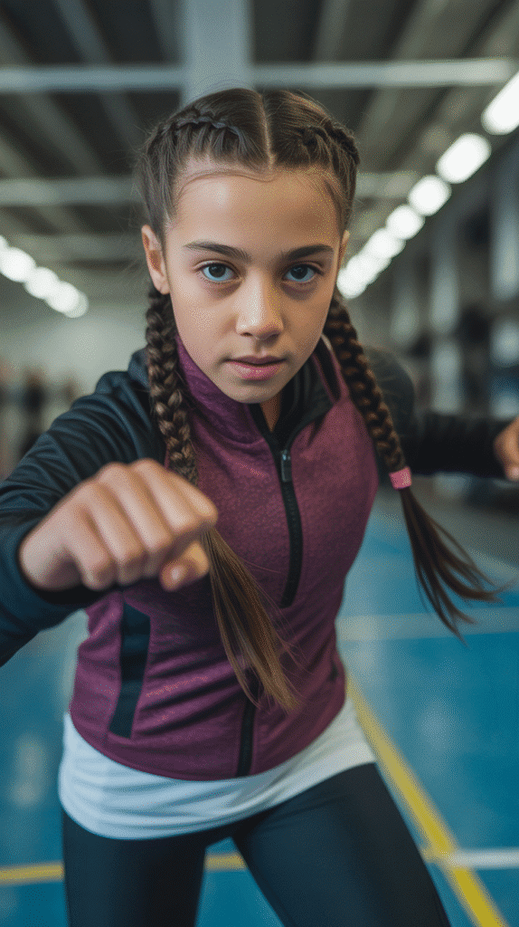 33 Cute Winter Hair Braids for Kids 11 Boxer Braids