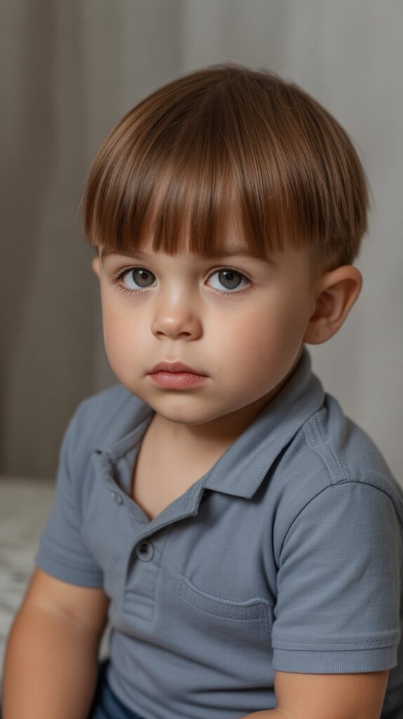 Best 33+ Baby Boys' Haircuts for Straight Fine Hair 11 Caesar Cut for Toddlers