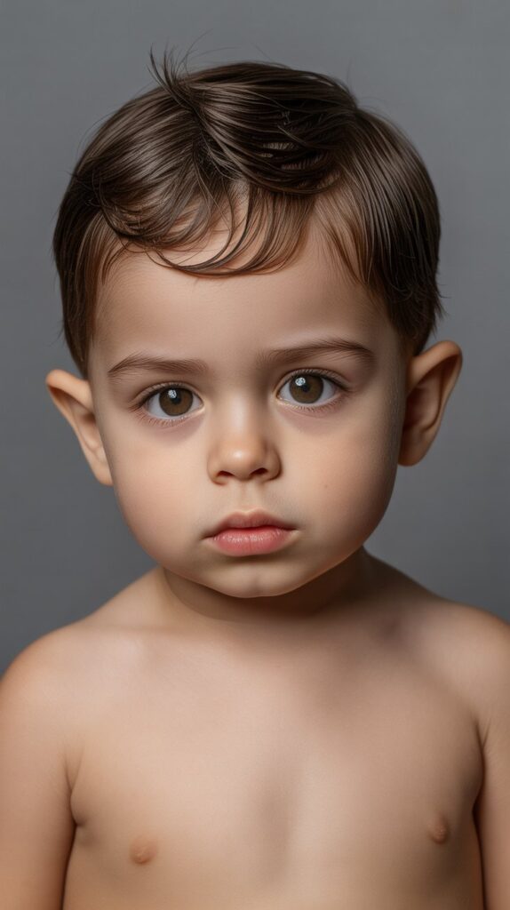 Best 33+ Baby Boys' Haircuts for Straight Fine Hair 18 Curly-Top Illusion Cut