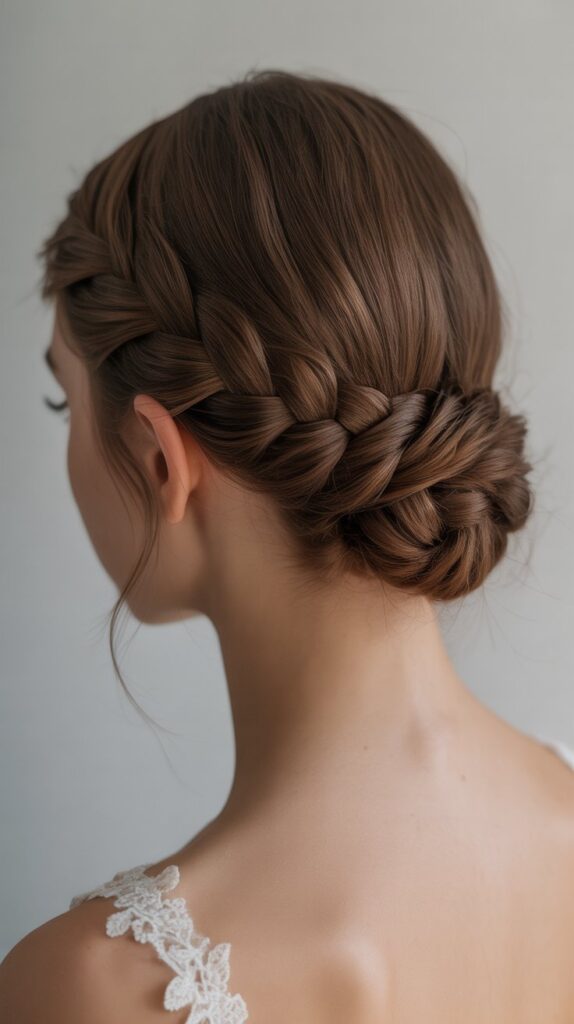 30 Braided Greasy Hair Hairstyles to Try 27 Braided Low Chignon