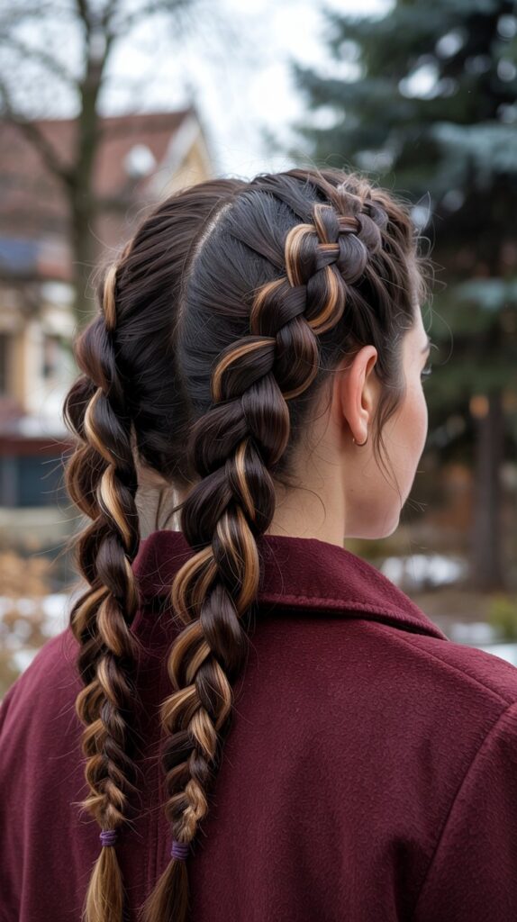 27 Trendy Winter Hair Braid Styles to Try 20 Snake Braid