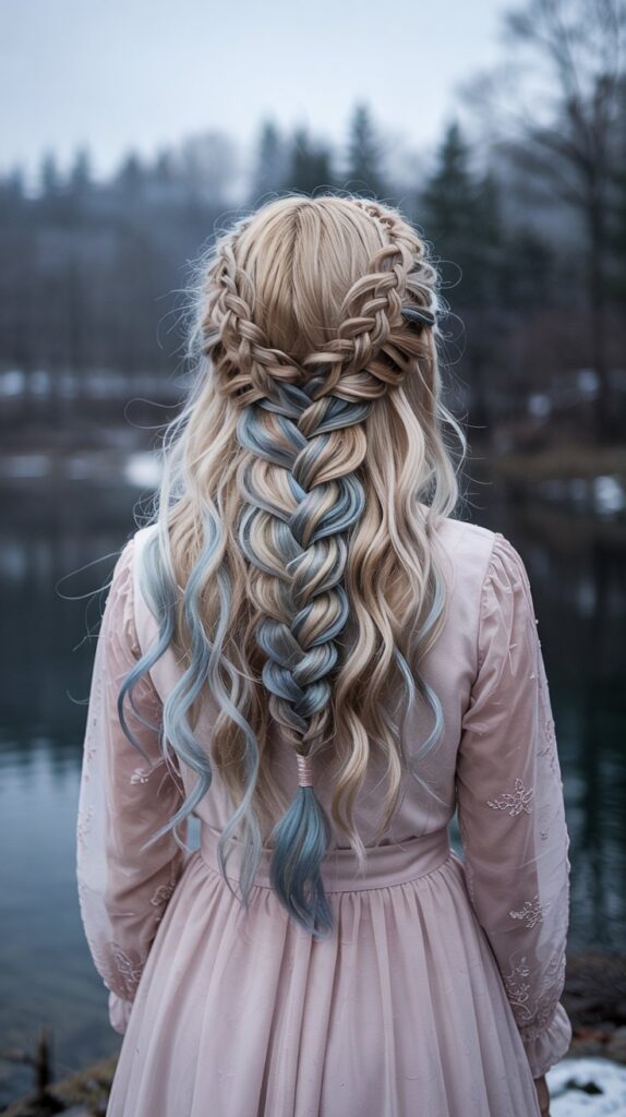 27 Trendy Winter Hair Braid Styles to Try 23 Mermaid Braid