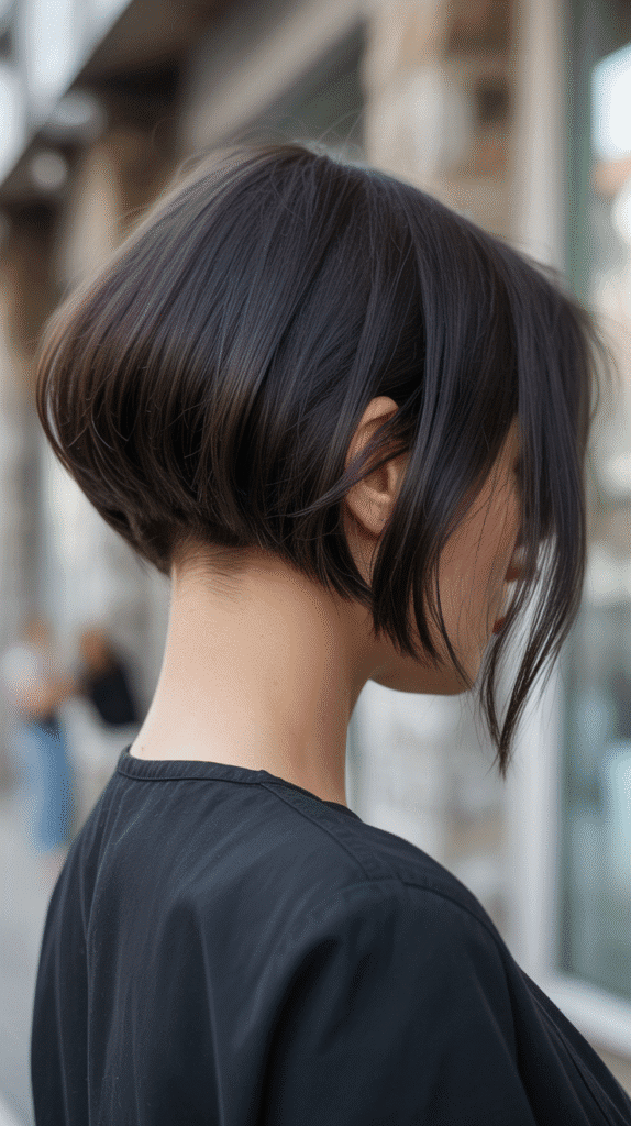 33 Stylish Back View Inverted Bob Haircut Ideas You'll Love 6 Asymmetrical Inverted Bob