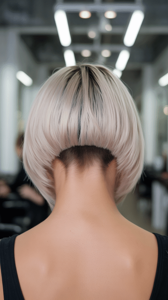 33 Stylish Back View Inverted Bob Haircut Ideas You'll Love 2 Dramatic A-Line Inverted Bob