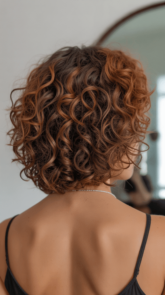 33 Stylish Back View Inverted Bob Haircut Ideas You'll Love 11 Curly Inverted Bob Back View