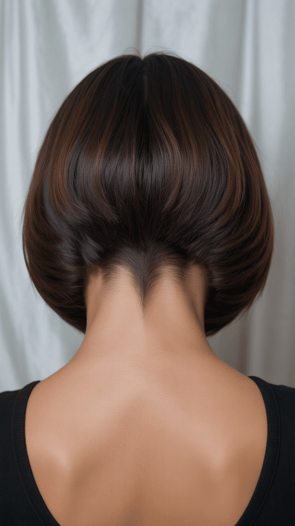 33 Stylish Back View Inverted Bob Haircut Ideas You'll Love 15 Inverted Bob with V-Shape Back