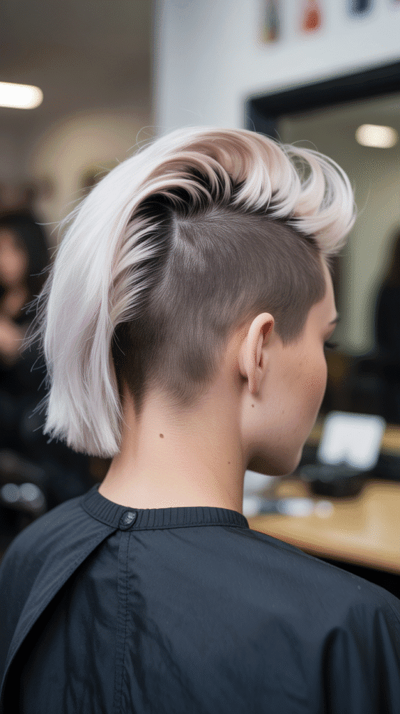 33 Stylish Back View Inverted Bob Haircut Ideas You'll Love 17 Inverted Bob with Shaved Sides