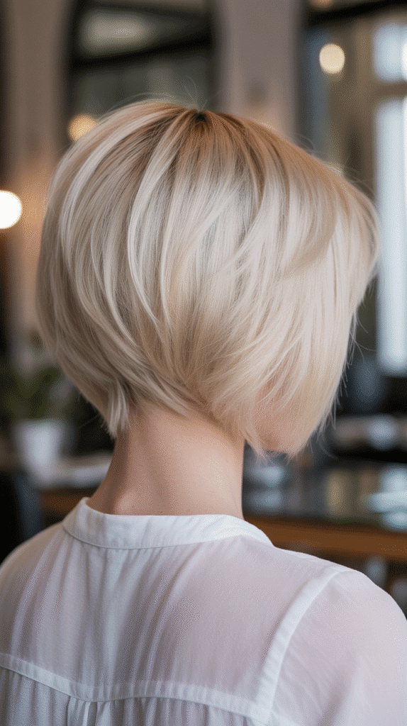 33 Stylish Back View Inverted Bob Haircut Ideas You'll Love 28 Wispy Layered Inverted Bob