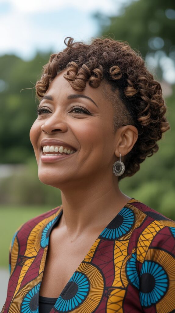 Top 30+ Stunning Hairstyles for Older Black Women: Easy Solutions for Everyday Glam! 19 Bantu Knot Out