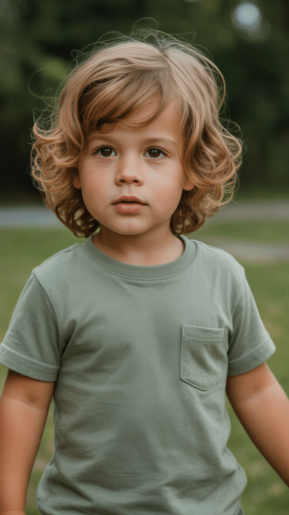 22 Longer Toddler Boy Haircuts for a Stylish Look 13 Natural Wavy Medium Length