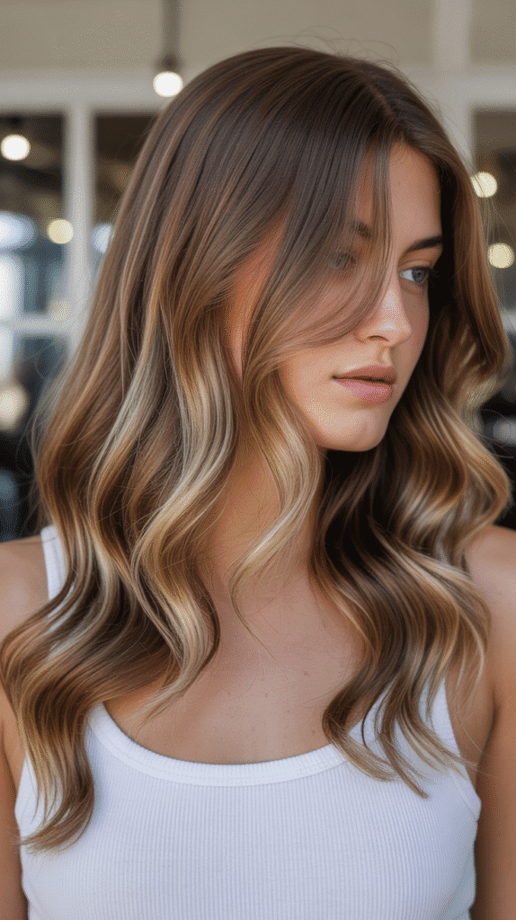 33 Soft Blonde Highlights on Brown Hair Looks 24 Soft Blonde Highlights on Wavy Brown Hair