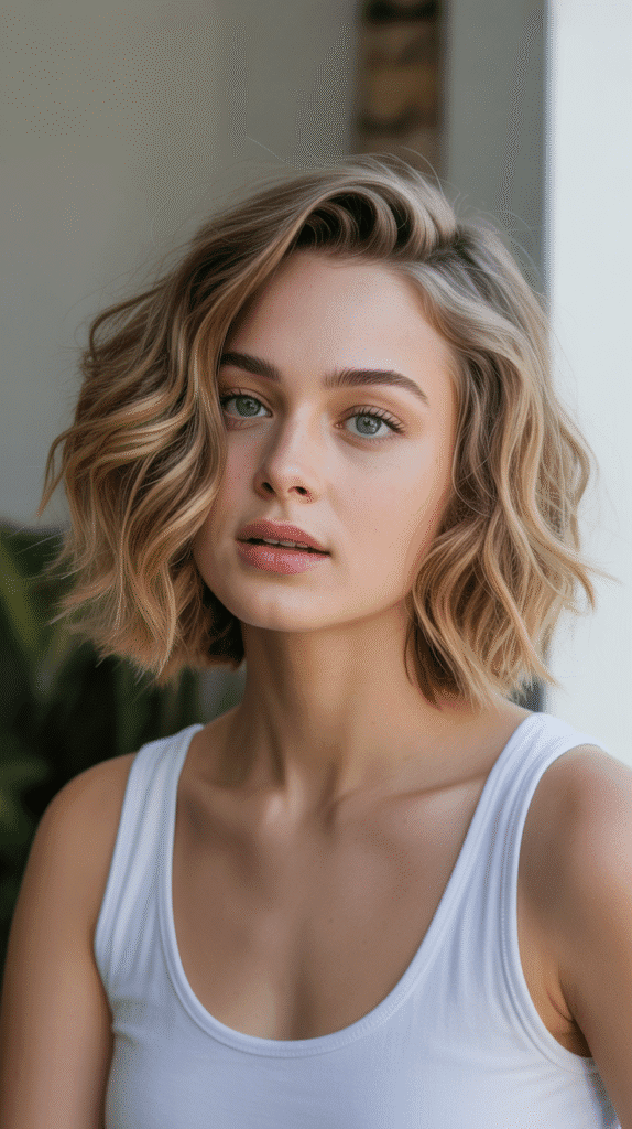 Best 30+ Chic Short Stacked Inverted Bob Haircuts for a Modern Look 21 Wavy Stacked Bob