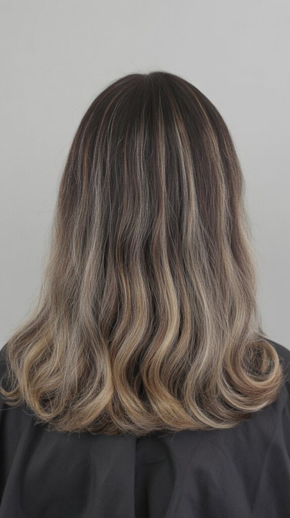 10. Full-Head Fine Blonde Highlights