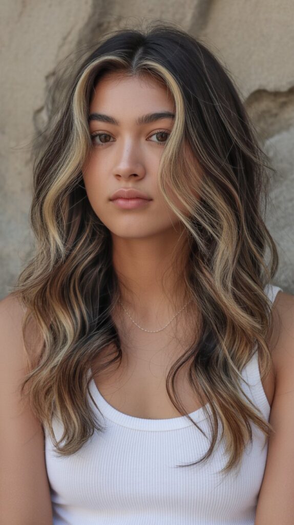 24. Sandy Blonde Beach Wave Highlights