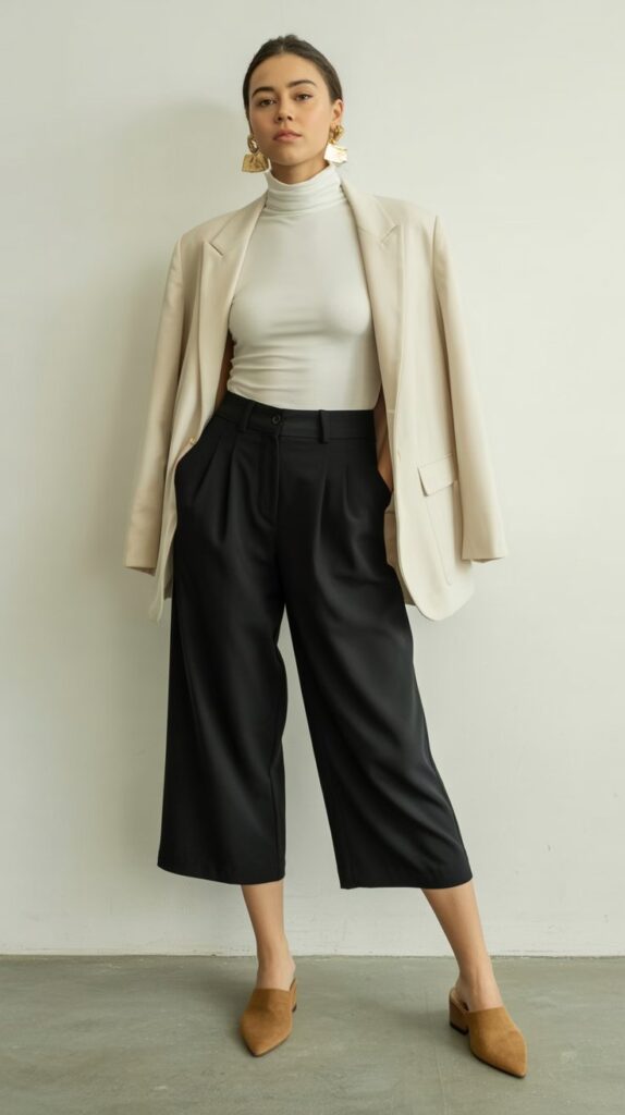 27 Elegant Self Care Sunday Dress to Impress Looks 24 The Comfortable Culotte Ensemble