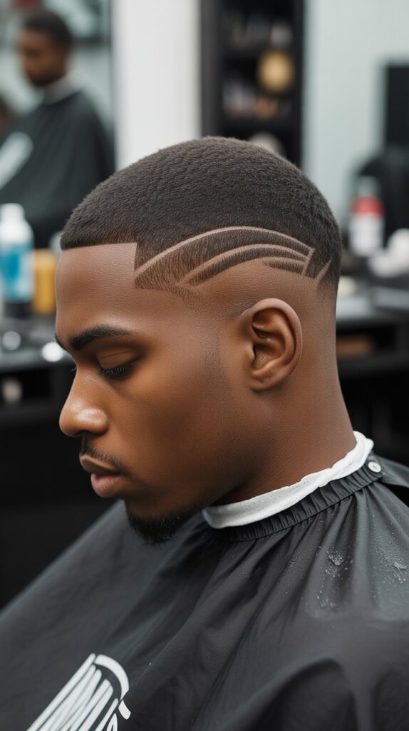 Top 27+ Jaw-Dropping Low Taper Fade Haircuts for Black Men You Need to Try! 5 Low Taper Fade with Line Up Design