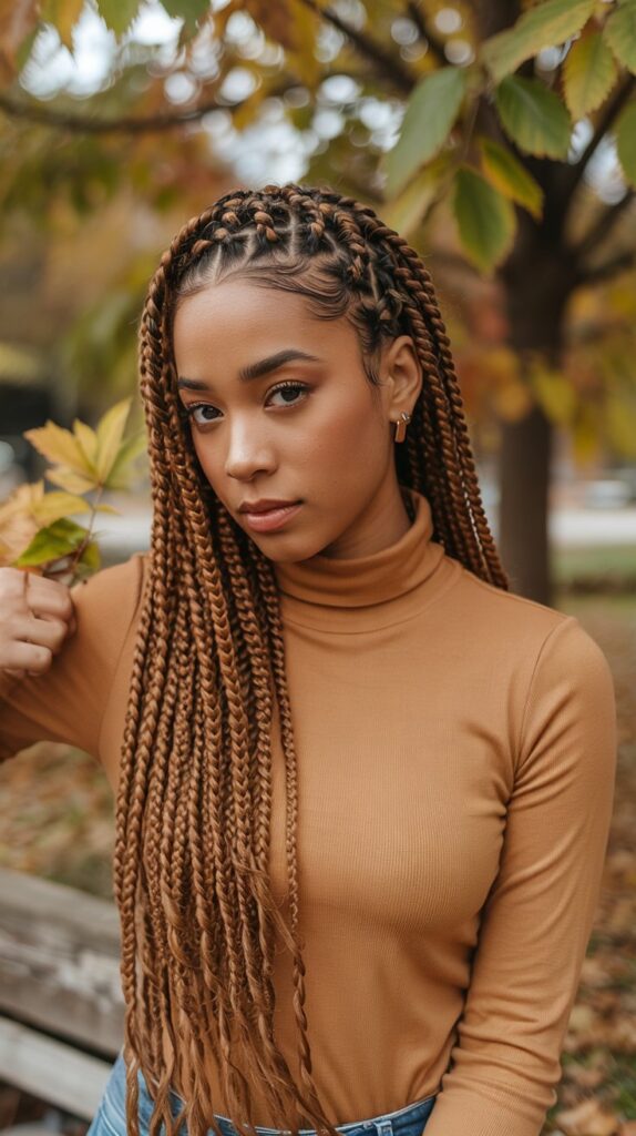 27 Stunning Winter Hair Braids for Black Hair 6 Tribal Braids with Modern Winter Twist