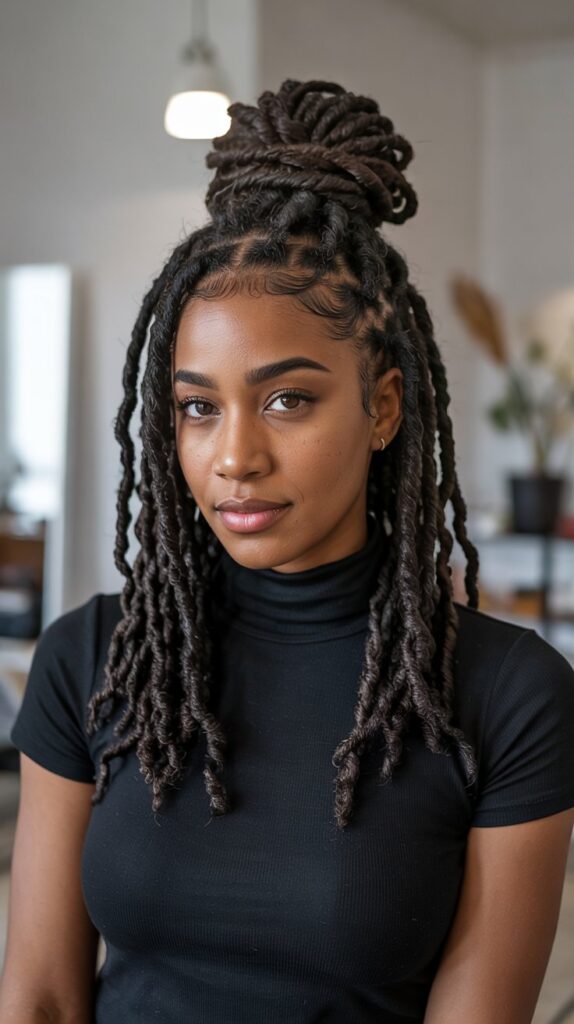 27 Stunning Winter Hair Braids for Black Hair 15 Faux Locs for Authentic Winter Protection