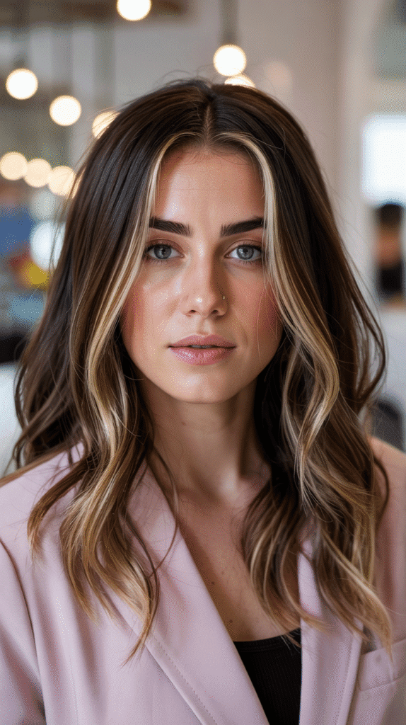 Blonde Highlights for Brunettes