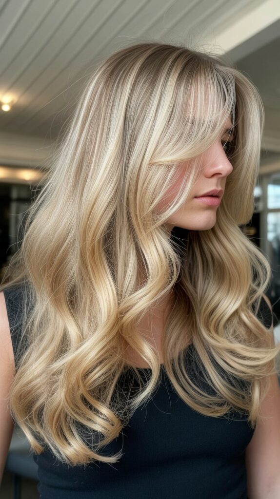 Blonde Highlights for Thick Hair