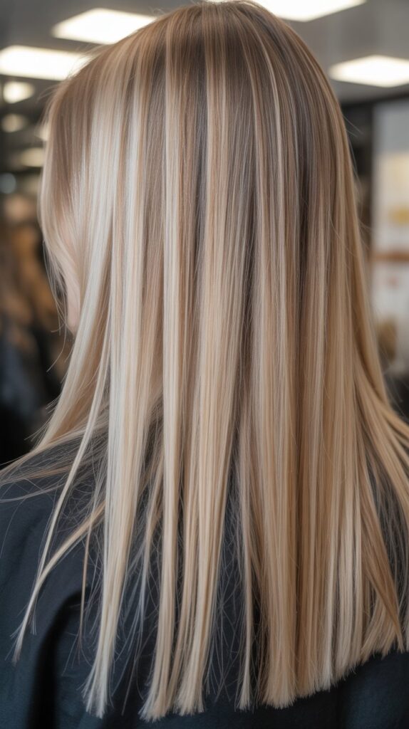 Blonde Highlights for Straight Hair