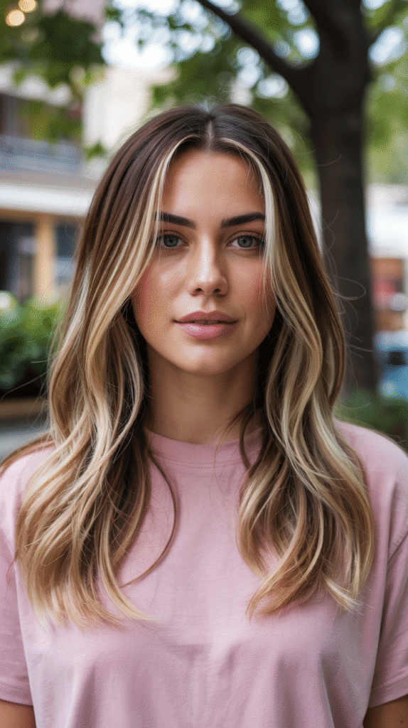 Blonde Highlights with Extensions