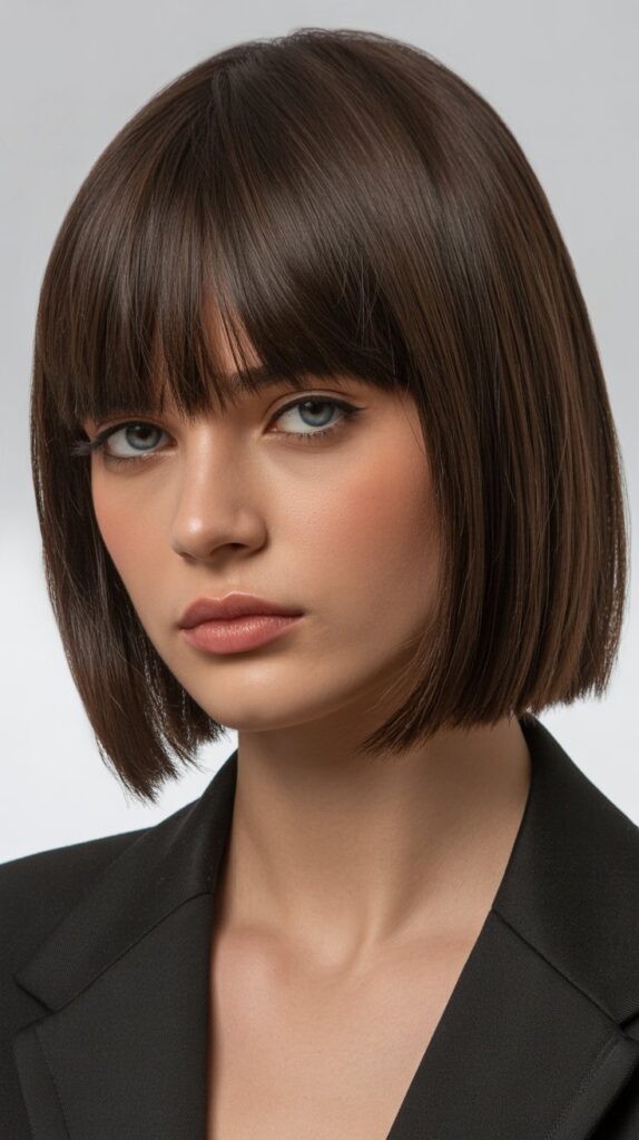  Blunt Cut Bob with Textured Interior