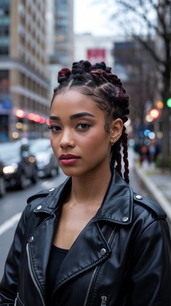 27 Chic Cute Winter Hairstyles for Black Women 25 Twisted Mohawk