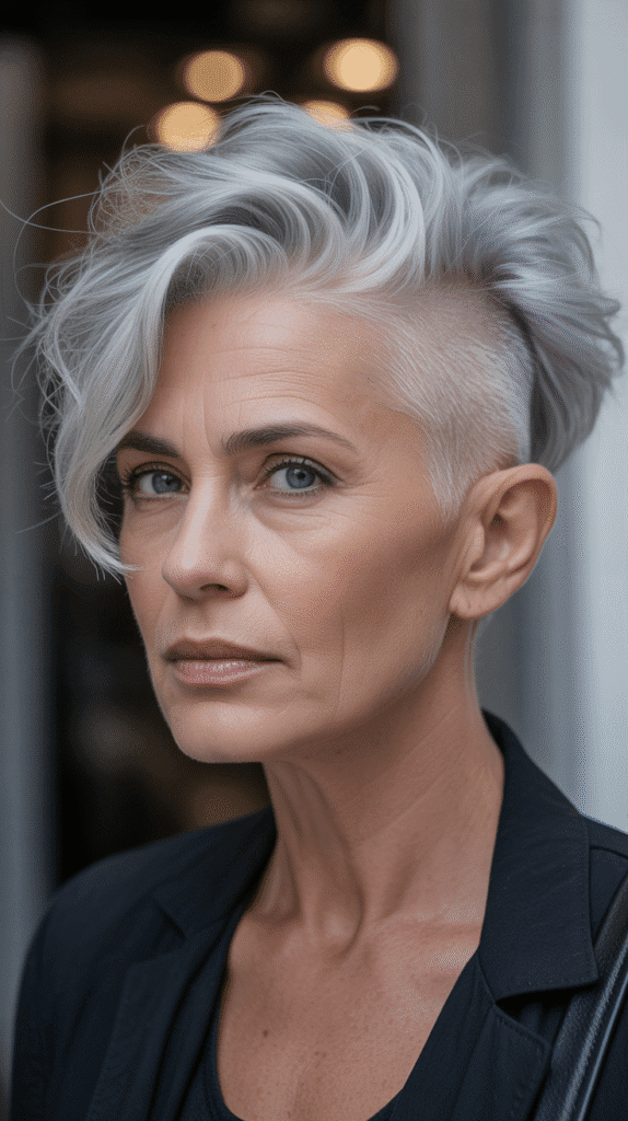 Top 36 Low-Maintenance Haircuts for Women Over 70 13 The Undercut Pixie