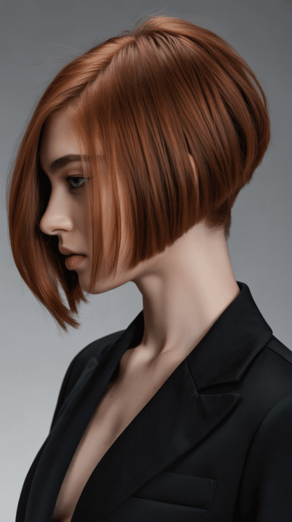 Best 37 Flattering Stacked Inverted Bob Haircuts for Thin Fine Hair 9 Graduated Stacked Bob with Nape Exposure