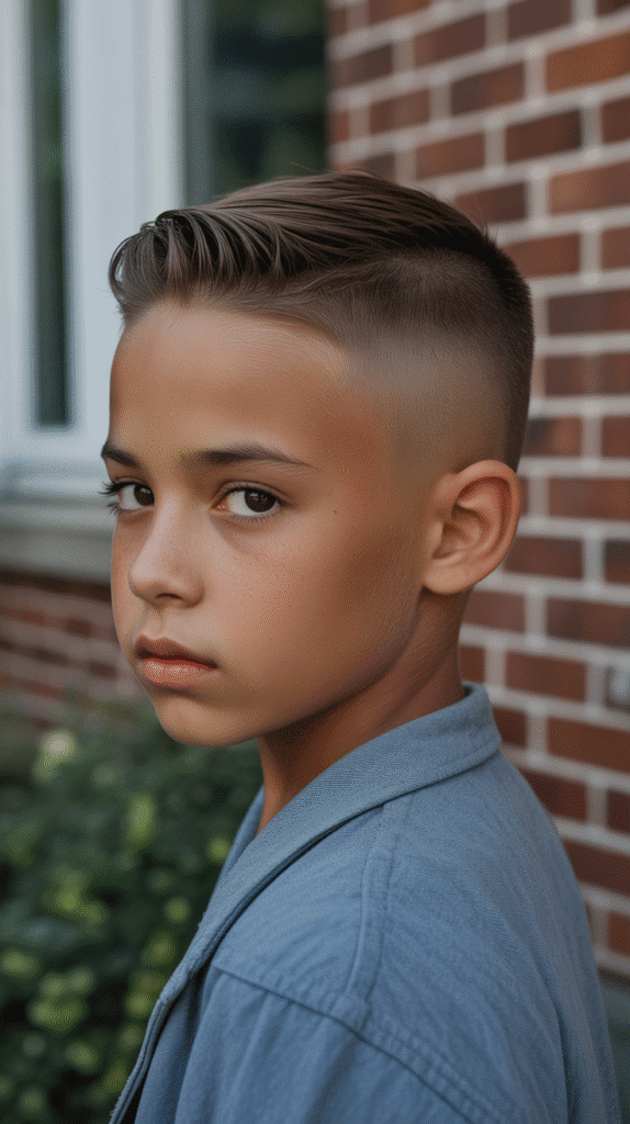 Top 30 Stylish Children Hairstyles for Little Boys That Are Totally Adorable 28 The Flat Top