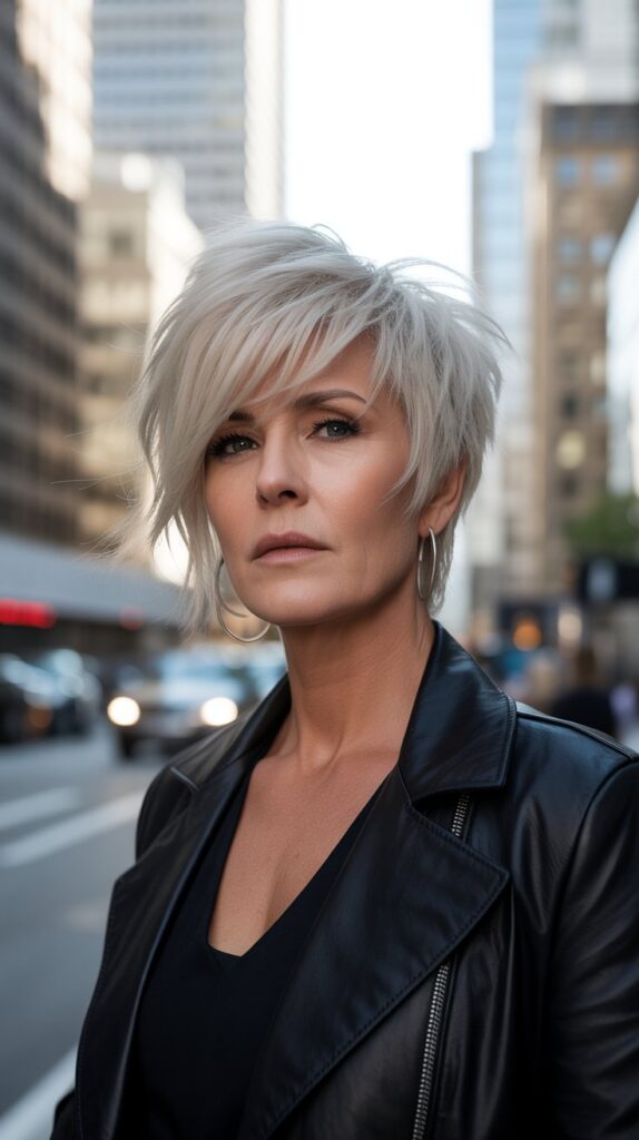 Best 30+ Very Layered Medium Hairstyles for Women Over 50 9 Asymmetrical Layered Cut