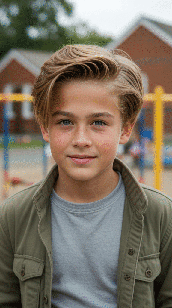 Effortless Mornings: Top 32 School-Ready Boys' Haircuts You'll Love 23 Brushed Forward