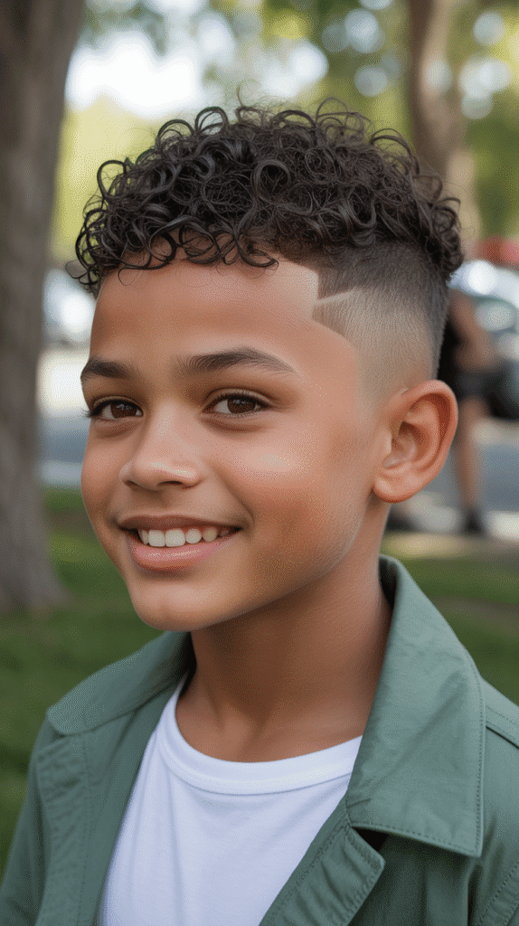 Effortless Mornings: Top 32 School-Ready Boys' Haircuts You'll Love 20 Curly Top with Fade
