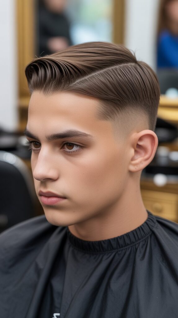 30+ Trendy Haircuts for Boys in 2025 You Won't Want to Miss 29 Side Part with Line Up