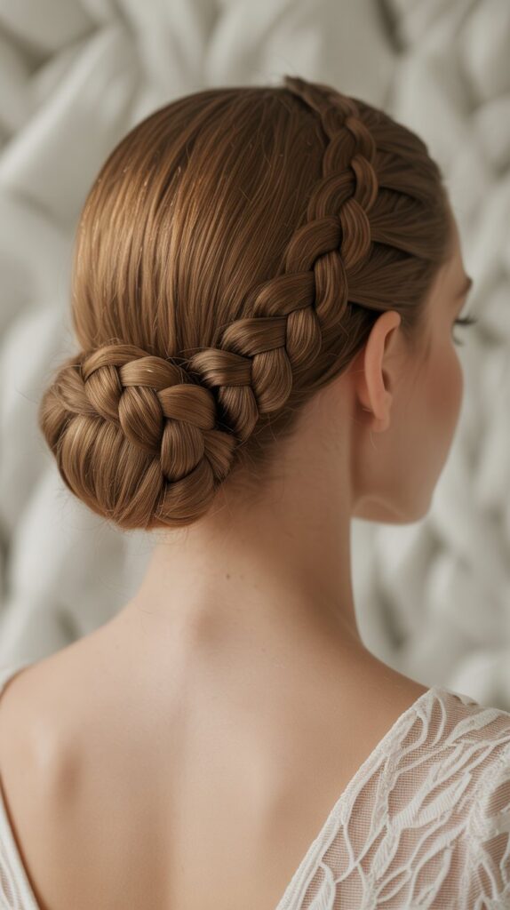 27 Elegant Greasy Hair Updo Hairstyles 21 The Braided Low Bun