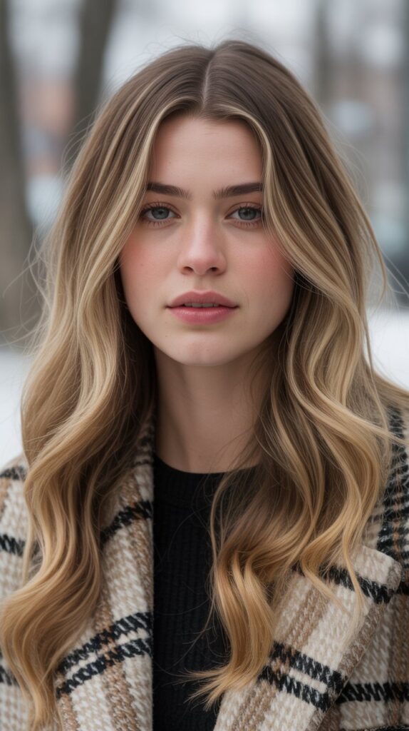 25+ Winter Hair Colors for Blondes: Cool, Chic, and Stunning 16 Bronde (Blonde-Brunette Hybrid)