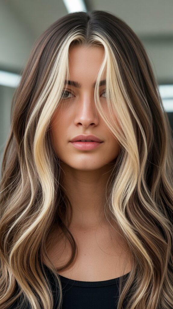 27+ Stunning Blonde Hair Highlights on Brown Hair 14 Blonde Money Piece