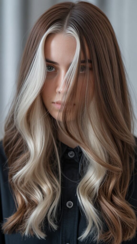 27+ Stunning Blonde Hair Highlights on Brown Hair 12 Platinum Peekaboo Highlights