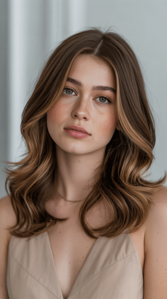 25 Beautiful Brown Wig with Caramel Highlights 15 Brown Wig with Caramel Highlights for Fair Skin Tones