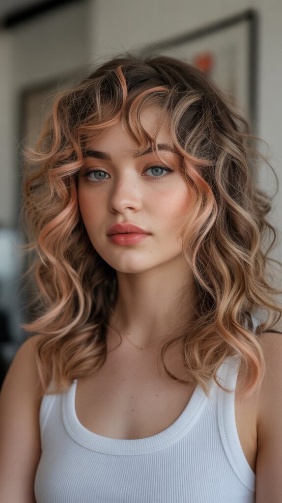  Peachy Blonde Accents