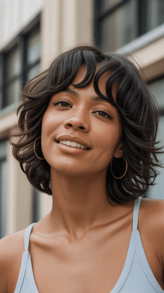 27 Modern Short Haircuts for Black Women You'll Love 25 The Shag Cut