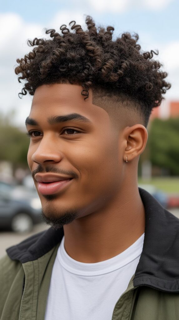 Top 27+ Jaw-Dropping Low Taper Fade Haircuts for Black Men You Need to Try! 24 Low Taper Fade with Messy Curls